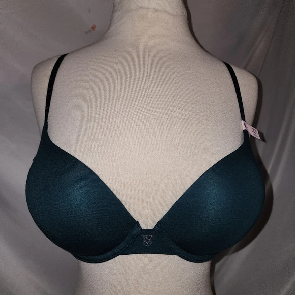 Victoria’s Secret Matching Set Bombshell Bra/Fishnet Cheeky Panty-32D/Small - Picture 2 of 15